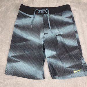 Men's Nike Swim Trunks Board Shorts Swim Surf Drawstring Zip Pocket‎ Logo 30